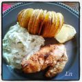 hasselback potatoes , filet de poulet à[...]