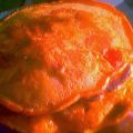 Pancacakes champignons/canard/sauce tomates
