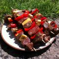 Brochette de boeuf à la teriyaki
