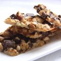 Gaufrettes au chocolat, noisettes et amandes