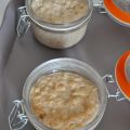 Riz au lait au praliné.