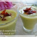 Soupe de courgette froide au curry et crème de[...]