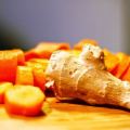 Soupe carotte, gingembre et lait de coco