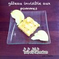 Gâteau invisible aux pommes
