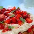 Shortcake aux fraises lime et mascarpone