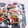 Huîtres fraîches à la vinaigrette de framboises[...]