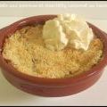 Crumble aux pommes, chantilly caramel au beurre[...]