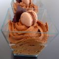Mousse chocolat-praliné en verrines