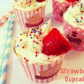 Cupcakes Vanillés aux Fraises