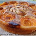 Gâteau pommes de terre aux abricots