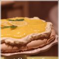 Pavlova et curd au citron