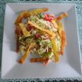 Salade cowboy composée, lard croustillant et[...]