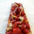 Tarte fraises rhubarbe (Strawberry rhubarb pie)