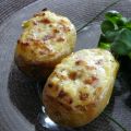 Pommes de terre farçies Cantal bacon