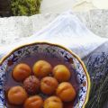 Pêches à la lavande