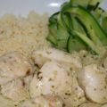 Poulet sauce pesto citron