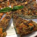 Omelette aux carottes et au basilic