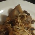 Osso bucco de porc, herbes et champignons