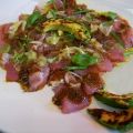 Carpaccio de thon au yuzu et à l'huile de[...]