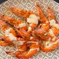 CREVETTES ROSES A LA PLANCHA, MARINADE AU PASTIS
