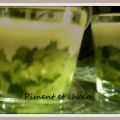 Caviar de courgette et crème de parmesan