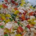 Salade de riz à la goberge