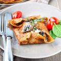 Galettes de sarrasin fourrées aux champignons