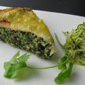 Quinoa-quiche épinards, olives et fromage