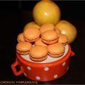 Macarons au pamplemousse
