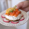 Cheese cake salé chia & saumon