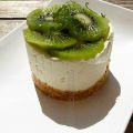 Cheesecake citron vert et kiwi, sans cuisson et[...]
