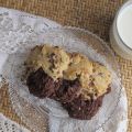 cookies marbrés vanille, noisettes et chocolat