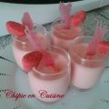Panna cotta aux fraises tagada