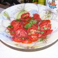 Salade de tomates et de piment d'Espelette