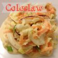 Le coleslaw, la salade de chou en anglais..