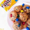 Cookies vanillés aux m&m's
