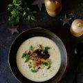 Velouté de persil tubéreux et pommes