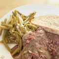 Boeuf sauce marchand de vin (steak, échalotes,[...]
