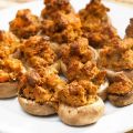 Petits champignons farcis aux boulettes