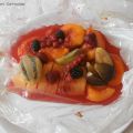 Salade de fruits tiède cuite en papillote au[...]