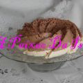 Bavarois de baunilha e chocolate