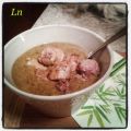 Soupe aux deux lentilles et à la patate douce