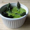 Flan d'asperges vertes