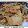 Cabillaud curry, coco et ses légumes