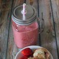 Muffins amandes & fraises {sans lactose}