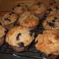 Muffins santé au bleuets , yogourt et miel