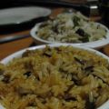 Poêlée de riz aux champignons, raisins secs et[...]