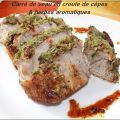 CARRE DE VEAU EN CROUTE DE CEPES ET HERBES[...]