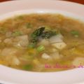 SOUPE AUX POIREAUX ET ASPERGES