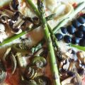 Pizza personnalisée avec asperges en guise de[...]